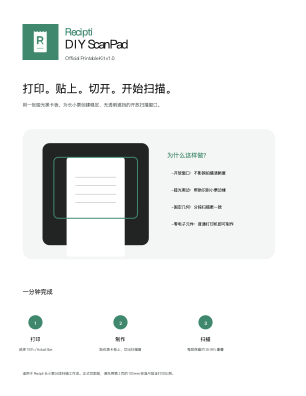 Chinese ScanPad printable kit preview